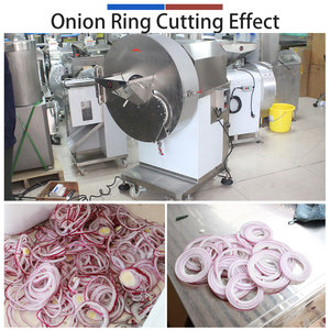 Línea de Procesamiento Industrial de Cebollas, Máquina para Cortar la Cabeza y la Cola de la Cebolla, Pelar la Piel y Cortar en Anillos - Product Image 4