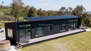 Maisons modulaires Design familial luxueux avec 4 chambres à coucher, 2 salles <span class=keywords><strong>de</strong></span> <span class=keywords><strong>bain</strong></span>, espaces <span class=keywords><strong>de</strong></span> vie ouverts spacieux et terrasses expansives - Product Image 3