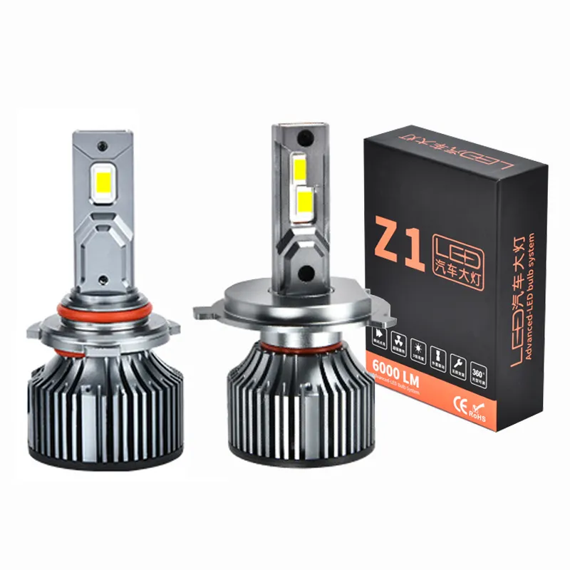 Hot Selling High Quality 6500K Color Temperature 40C-80C Operating Temperature 72W 9006 H1 H4 H11 LED Headlight