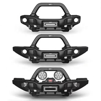 Pare-chocs avant trapu pleine largeur en acier pour AEV avec barre antibrouillard pour Jeep Wrangle JL Jk pour Rubicon