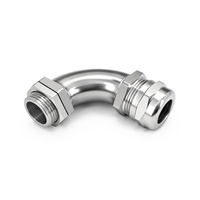 M20 SS304 IP68 presse-étoupe coudée à angle de 90 degrés