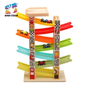 New Design Educational Toddlers <strong>Wooden</strong> Slot Car <strong>Track</strong> with Cars W04E097 - Product Image 2