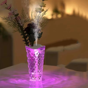 800ml Mini USB Air Humidifier, Portable Crystal Color Nightlight <b>LED</b> <b>Diffuser</b> for Children - Product Image 1