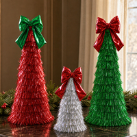 Nouveauté 2026 : Mini-sapins de Noël personnalisés pour la table, sapins en guirlande et brosses décoratives pour fêtes et décorations de maison.