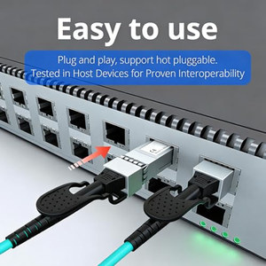 Câble optique actif SFP 10G ipolex OEM ODM 10GBASE SFP OM3 MMF avec connecteurs SFP pour Cisco SFP10GAOC50M Ubiqu - Product Image 5