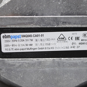 Ebmpapst <b>Shaded</b> Pole Motor M4Q045-BD01-01 For HVAC Systems - Product Image 5