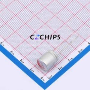Condensateur solide 217EC0027, composant traversant (THT), D10xL12mm 220uF 20% 63V 3A100kHz - Product Image 1