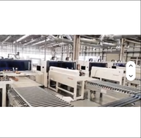 Solution intelligente de perçage six faces CNC à 8 canaux Huahua Popular 4 Set pour ligne de production de meubles