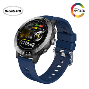 สมาร์ทวอทช์รุ่น M11-303 สำหรับกิจกรรมกลางแจ้ง พร้อม GPS, Bluetooth โทรออกได้, หน้าจอ AMOLED 1.5 นิ้ว, กันน้ำ 3ATM, ติดตามสุขภาพตลอดวัน สีฟ้า  สินค้าขายดีใน TikTok - Product Image 3