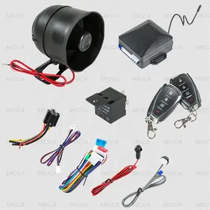 High Quality Car Security System Remote Control One-Way Anti-Theft Device Central Lock Scanner Horn Car Alarm