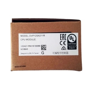 Module principal de contrôleur logique programmable (PLC) DVP12SA211R DVP-SA2 authentique avec sortie relais, en stock - Product Image 1