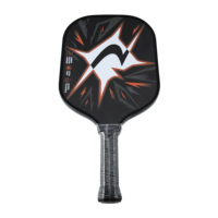 Raquette de pickleball en fibre de carbone personnalisée OEM avec noyau en nid d'abeille standard, épaisseur 16 mm - Utilisation pour l'entraînement et la compétition