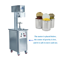 Nieuwe elektrische handmatige blikkenverzegelmachine voor ananas, mango en ander fruit