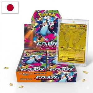 Boîte de boosters scellée de cartes à collectionner Pokémon M2 Inferno <span class=keywords><strong>X</strong></span> authentiques japonaises avec présentoirs pour séances de jeux de société décontractées - Product Image 6