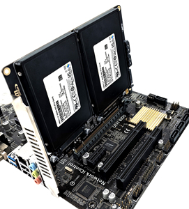 SFF8639คู่ U.2 NVME และ <span class=keywords><strong>SATA</strong></span> 2.5 "HDD ไปยัง PCIE4.0การ์ดแยก - Product Image 6