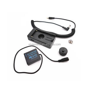 NP F970 F750 Plaque de montage du support de batterie Plus DCC11 DMW-BLE9 Batterie factice pour DMC-GF6 Pan GF5 GF3 GX7 GX9 GX85 <span class=keywords><strong>TZ100</strong></span> ZS110 - Product Image 1