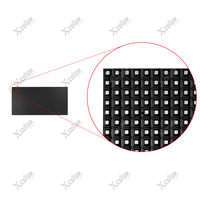 P4 Dış Mekan LED Ekran Modülü 256x128mm Reklam Panosu için Su Geçirmez Tam Renkli LED Ekran Paneli