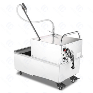 Chariot de filtration d'<span class=keywords><strong>huile</strong></span> en acier inoxydable pour équipement de cuisine de restaurant et restauration rapide / <span class=keywords><strong>Filtre</strong></span> de <span class=keywords><strong>friteuse</strong></span> de haute qualité - Product Image 4