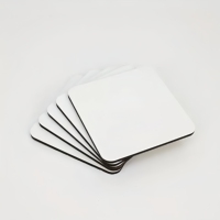 Sous-verres vierges en MDF pour sublimation, tapis à boissons à surface lisse pour la décoration intérieure et les cadeaux promotionnels