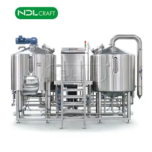 Microbrewery बीयर शराब की भठ्ठी के लिए उपकरण माल्ट चक्की बिक्री माइक्रो पक 300l 500l 1000l प्रति बैच