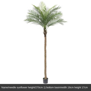 Ensemble de plantes tropicales artificielles de haute qualité en gros (oiseau de paradis/Monstera/palmier Areca) pour la décoration de la maison, de l'hôtel et du bureau - Product Image 6