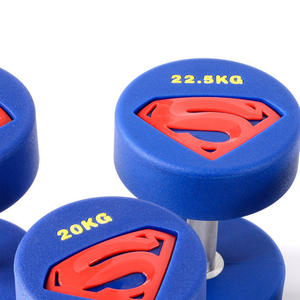 Juego de mancuernas profesionales con temática de <span class=keywords><strong>Superman</strong></span> 3lb 20lb 150lb con estante de almacenamiento para entrenamiento de gimnasio en casa - Product Image 3