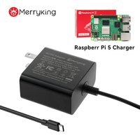 Adaptateur secteur 5,1 V 5 A PD 27 W, chargeur USB-C, interface Type-C, sortie de courant stable 5 A à 5,1 V pour chargeur Raspberry Pi 5
