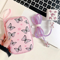 Ensemble de protection de câble de chargeur 6 en 1, étui de rangement en EVA, accessoires de chargeur mignons pour les voyages, housse de chargeur de téléphone portable