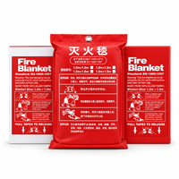 Couverture anti-feu en fibre de verre, paquet individuel, EN 1869:2019 AS/NZS 3504, pour distributeur, marque privée, fabricant en gros