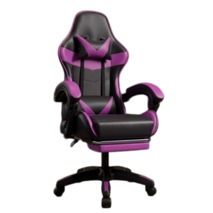 Wholesale Custom 4D Ergonomic Pro Gaming <b>Chair</b> 4D Armrest Metal Frame Structure <b>Reclining</b> Headrest Lumbar Pillow Black Purple - Product Image 1