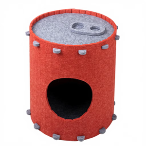 Casa para Gatos Portátil y Espaciosa para Interiores, Refugio de Tela Cómodo para Gatitos, Fácil de Montar, para Todas las Estaciones, con Forma Flexible - Product Image 1