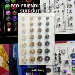 Thân Thiện Với Môi Thời Trang Sang Trọng Bốn Lỗ Phù Hợp Với Nút Nhựa Hình Chữ Nhật Nút Với Biểu Tượng Tùy Chỉnh Bao Phủ Kỹ Thuật - Product Image 2