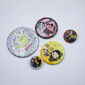 En gros, badges en fer blanc à motifs de dessins animés, anime, chats mignons, chiens, lapins, gâteaux, oiseaux, pour la création de badges - Product Image 5