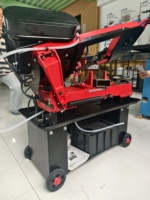 Scie à ruban industrielle compacte G4018 de 7 pouces avec rotation à 45 degrés pour la découpe de métaux et le traitement des quincailleries