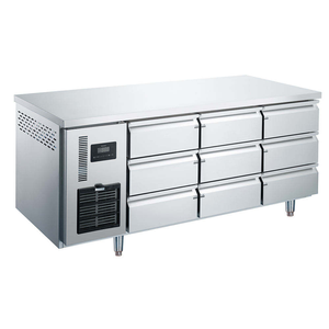 Réfrigérateur-congélateur professionnel pour cuisine commerciale, <span class=keywords><strong>tiroir</strong></span> de réfrigérateur sous comptoir pour hôtel et bar - Product Image 2