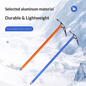 <span class=keywords><strong>Piccozza</strong></span> <span class=keywords><strong>da</strong></span> Ghiaccio Multifunzionale in Alluminio Leggero per Alpinisti e Arrampicata su Ghiaccio - Product Image 3