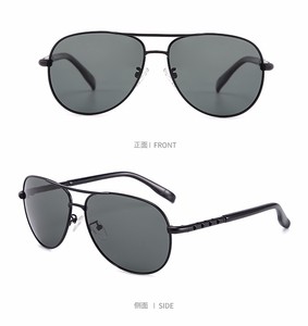 De moda de ray banda metal marco gafas de sol polarizadas hombre - Product Image 4