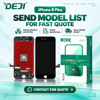Écran LCD FHD DEJI pour iPhone 8 Plus, écran de remplacement pour les ateliers de réparation de téléphones et les grossistes en pièces de rechange
