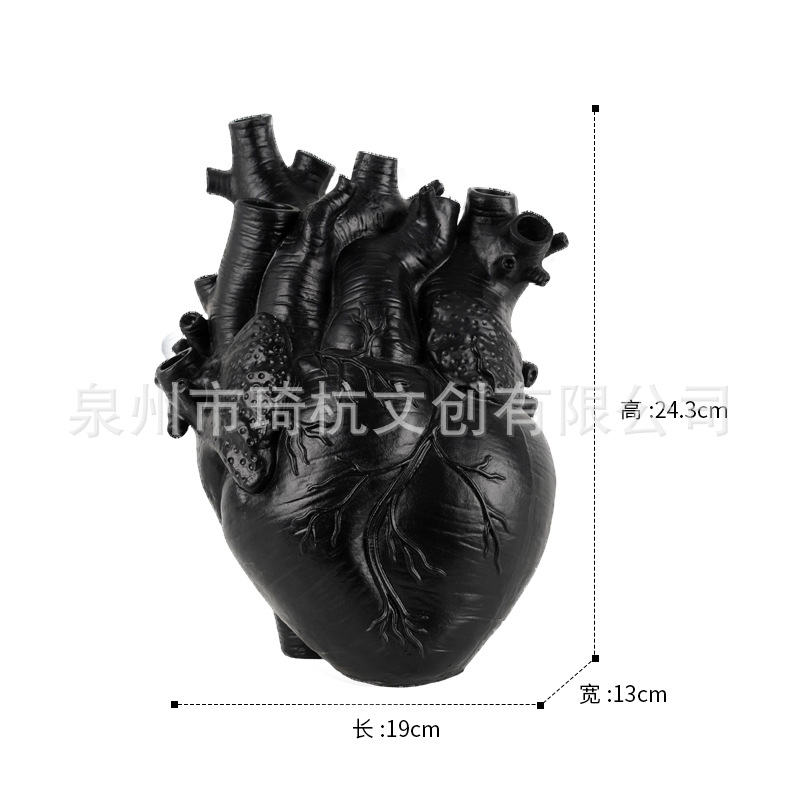 Grand coeur noir