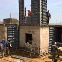 SONGMAO Q700 coffrage de cadre en acier allié à haute résistance système de coffrage en acier de colonne de jetée préfabriquée pour la construction en béton