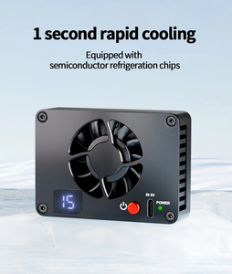 พัดลมระบายความร้อนระบบระบายความร้อนกล้องหม้อน้ำเซมิคอนดักเตอร์สำหรับ Sony Canon Fujifilm <span class=keywords><strong>Nikon</strong></span> A7M4 R8 R7 <span class=keywords><strong>R6</strong></span> XT4 - Product Image 2