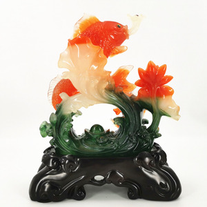 Cá Nhựa Thủ Công Mỹ Nghệ Phong Thủy Theo Yêu Cầu Của Nhà Máy Cá Giả Ngọc Bích Chạm Khắc - Product Image 3