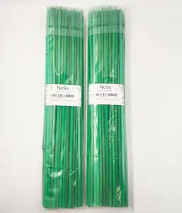 Goedkope Prijs Dye Groene Bamboe Bloem Sticks Met Wax Voor Ondersteuning Bloem