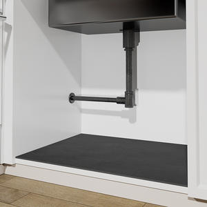 Tapis de lavabo minimaliste en terre de diatomée, rectangulaire, antidérapant, résistant aux taches et à l'huile, drainable, découpable, pour armoire - Product Image 2