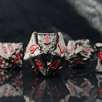 Offre Spéciale – Ensemble de dés polyédriques en métal coloré pour jeux de société, accessoires de RPG, dés de dragon en métal pour D&D