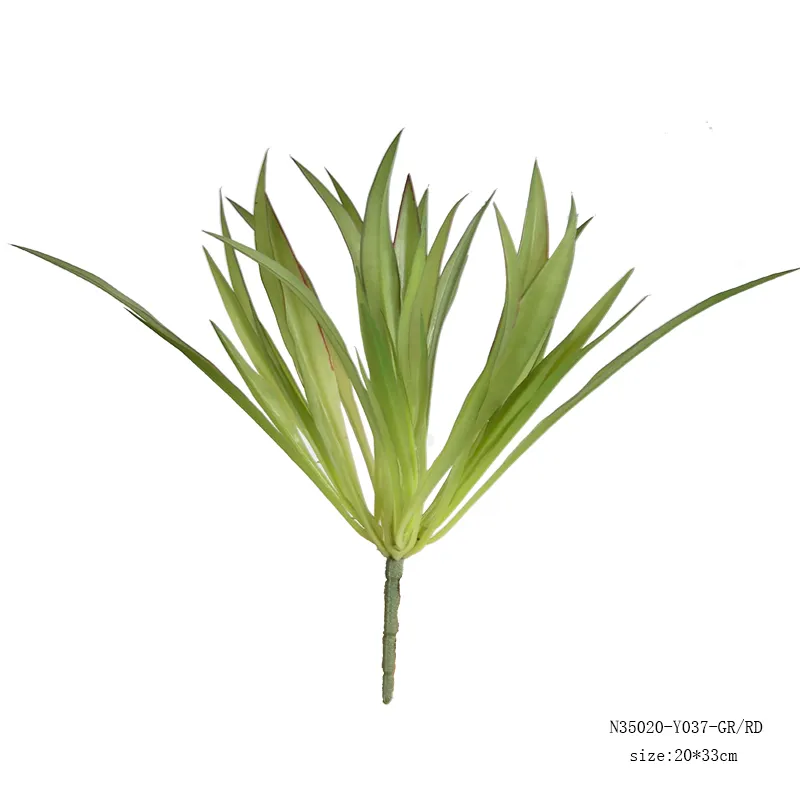 Niflorophytum 녹색 잎 부시 홈 장식 인공 녹지 잎 식물