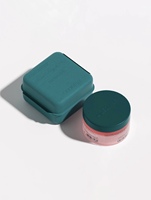 Boîte en pulpe moulée de bagasse écologique et biodégradable de couleur verte teinte avec autocollant de marque personnalisé