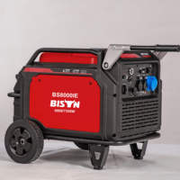 Générateur à essence haute efficacité BISON (CHINE) EPA DC, démarrage manuel, 220V, 192F, monophasé, 16 CV, 6,8 kVA, 6800 W, en promotion