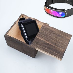 Фабричная оптовая продажа дешевая цена небольшая деревянная Подарочная коробка для хранения ювелирных изделий квадратная деревянная коробка для украшений Подарочная коробка с раздвижной крышкой - Product Image 2