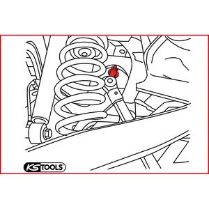 KS TOOLS Clé de réglage de carrossage 1/2 "pour VAG - Product Image 3